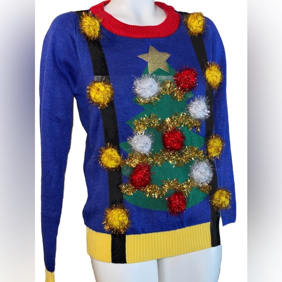 Tipsy Elves Santa Unicorn Women’s Medium - Picture 4 of 15